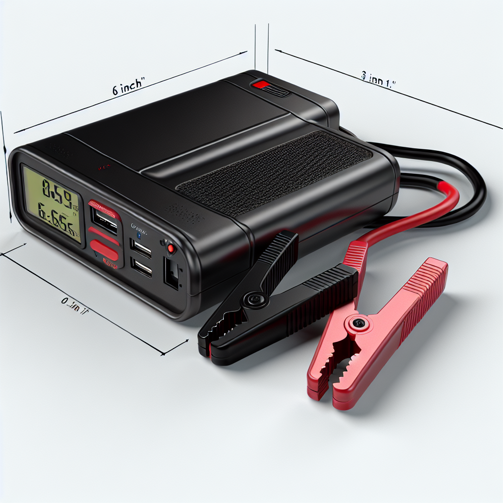 RoadMate Pro™ 6-in-1 Jump Starter + Air Compressor